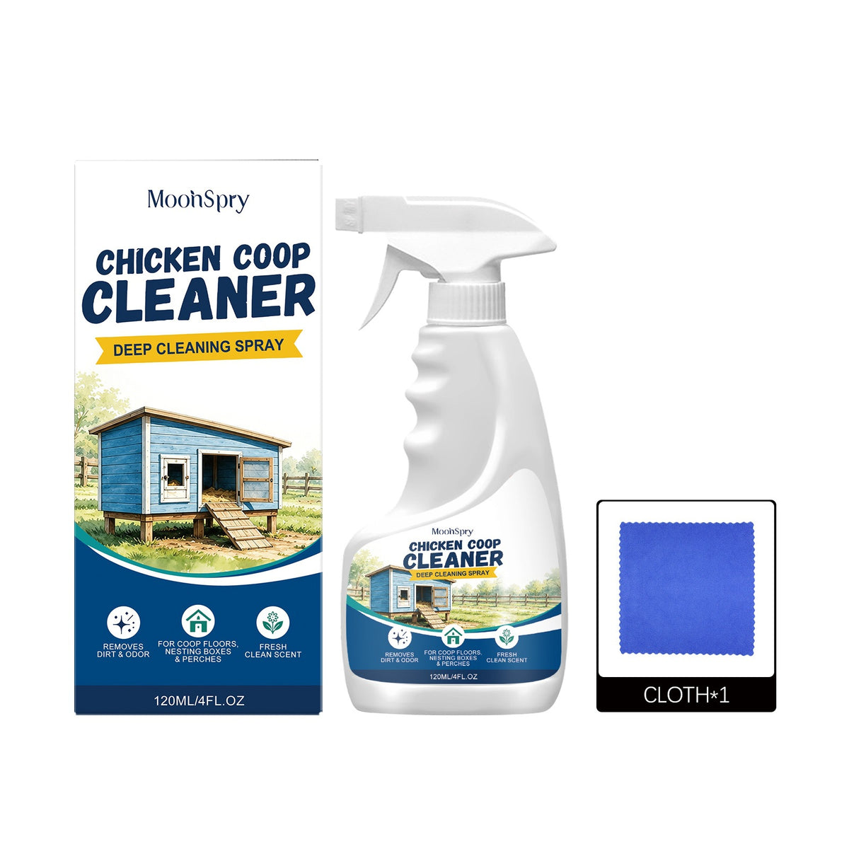 Gentle Chicken Coop Cleaner