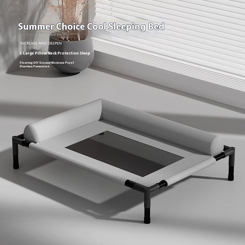 Dog Camp Bed Removable And Washable Moisture-Proof Pet Bed