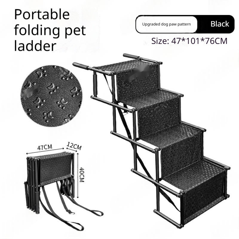 Outdoor Folding Portable Pet Dog Ladder Car Step