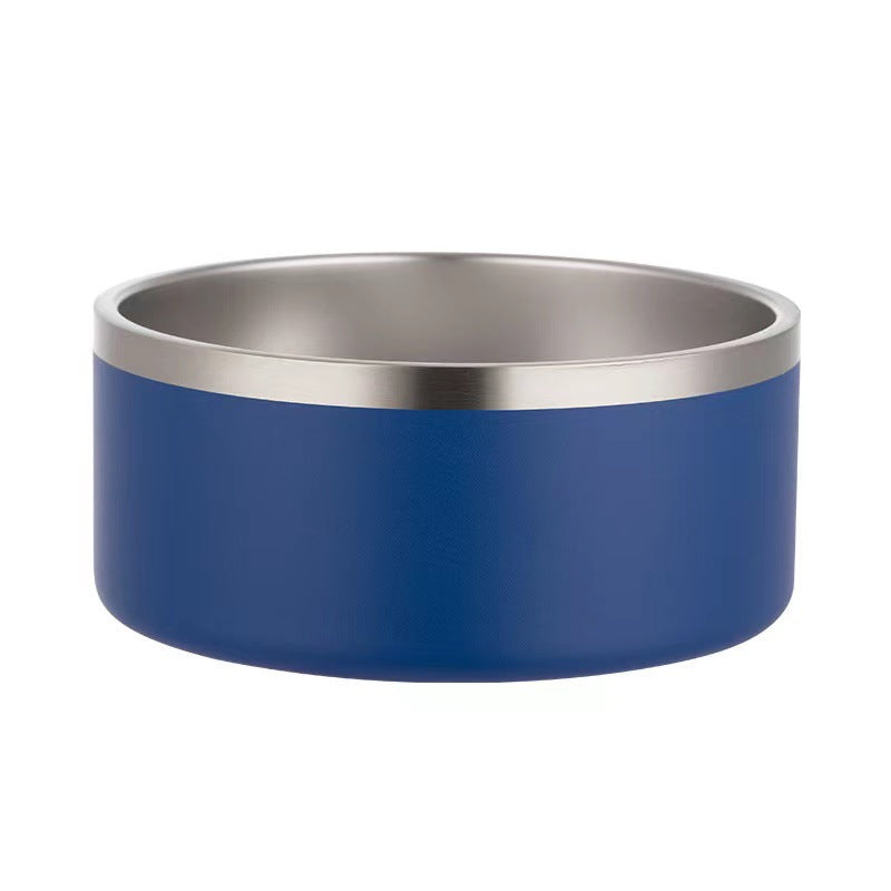 Stainless Steel Round Dog Bowl Large Capacity