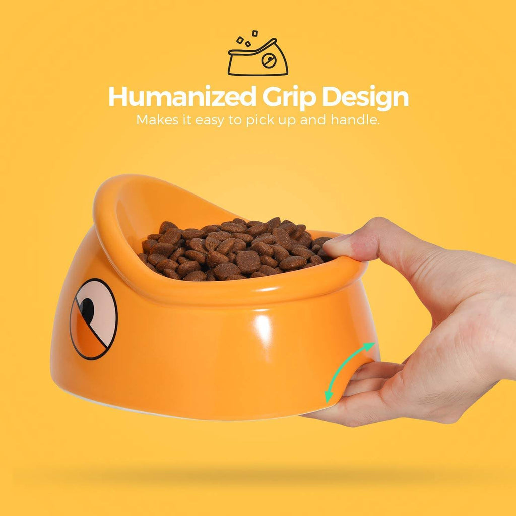Overturning-Proof Ceramic Pet Food Bowl