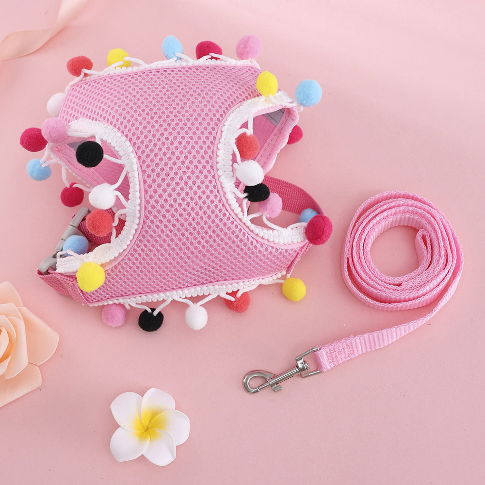 Breathable Vest-Style Dog Harness Leash