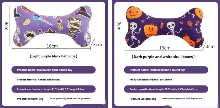 Voice Pet Halloween Bone Toy