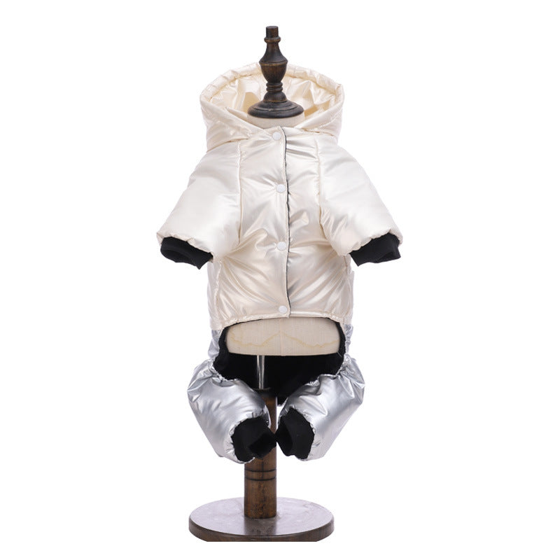 Waterproof Windproof Cotton Four-Leg Dog Coat