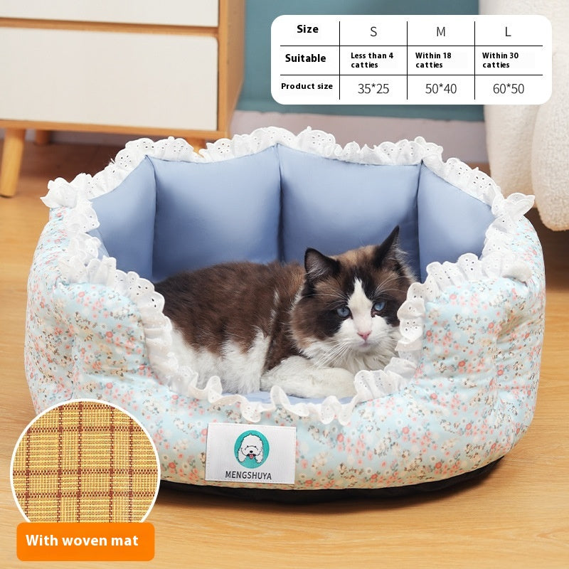 Lace Pet Cushion Mat Four Seasons Universal