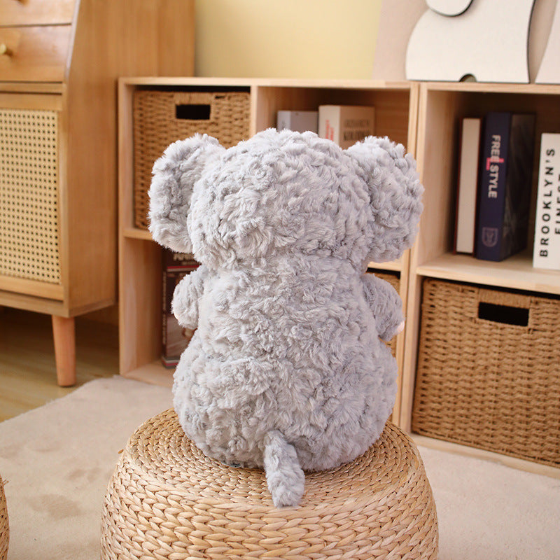 Lazy Series Small Gray Elephant Doll Pig Plush Toy