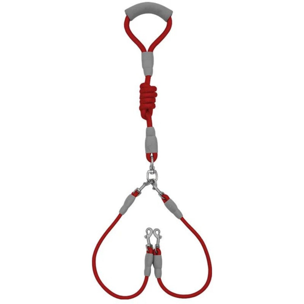 Double Dog Leash For 2 Dogs Nylon Rope Dual Leash For Small Medium Dogs With Soft Foam Handle Pet Leash Double Free