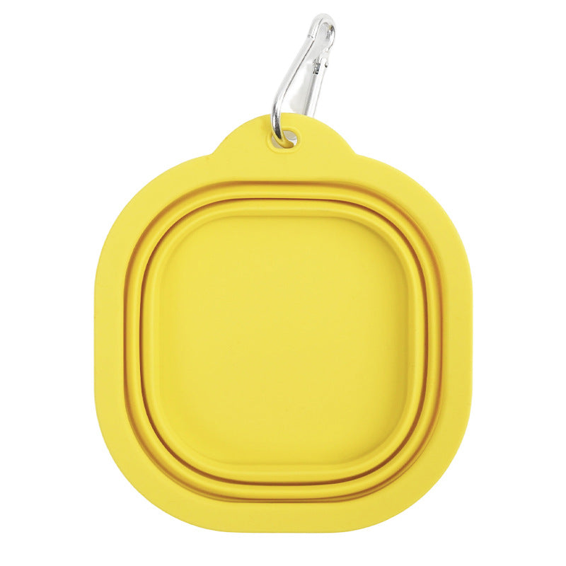 Foldable Silicone Pet Bowl For Travel
