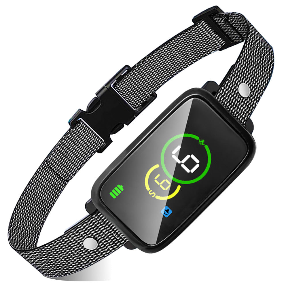 New Color Screen Smart Bark-Stop Adjustable Collar 7 Levels Adjustable Strength Two Bark-Stop Modes