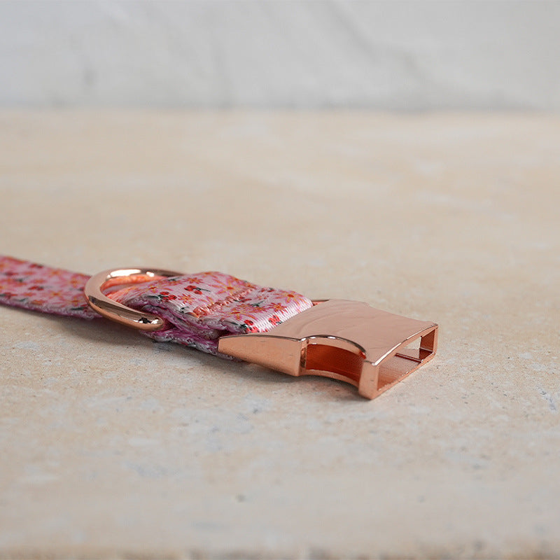 Comfortable Hawthorn Flower Pet Collar