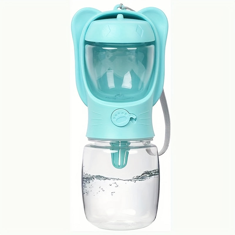 2-in-1 Dog Water Bottle With Food Container