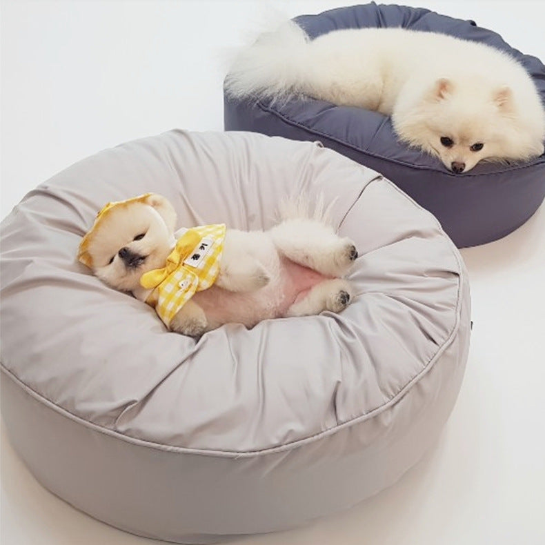 Moisture-Proof Washable Round Pet Bed