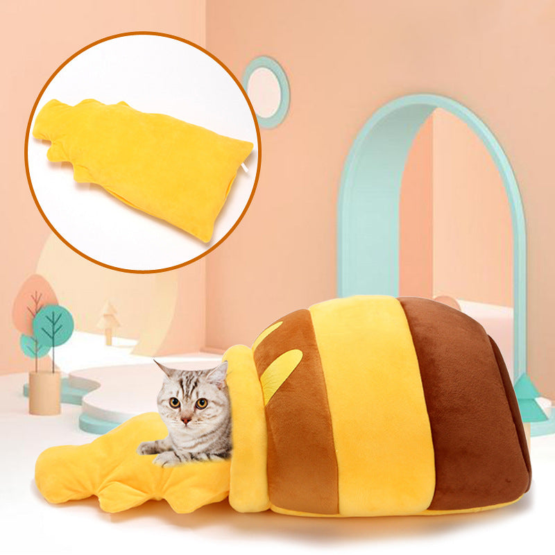 All-Season Warm Honey Pot Pet Nest