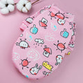 Cartoon Print Pet Clothes Plus Velvet Two-Legged Sweater