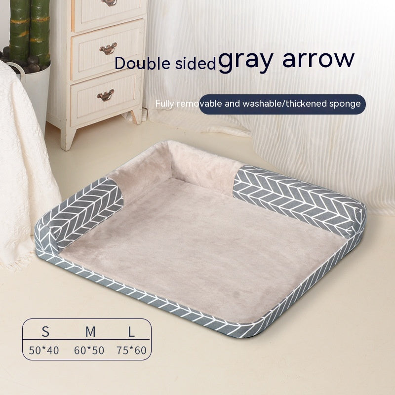 Pet Bed Four Seasons Cathouse Doghouse Sofa Mat