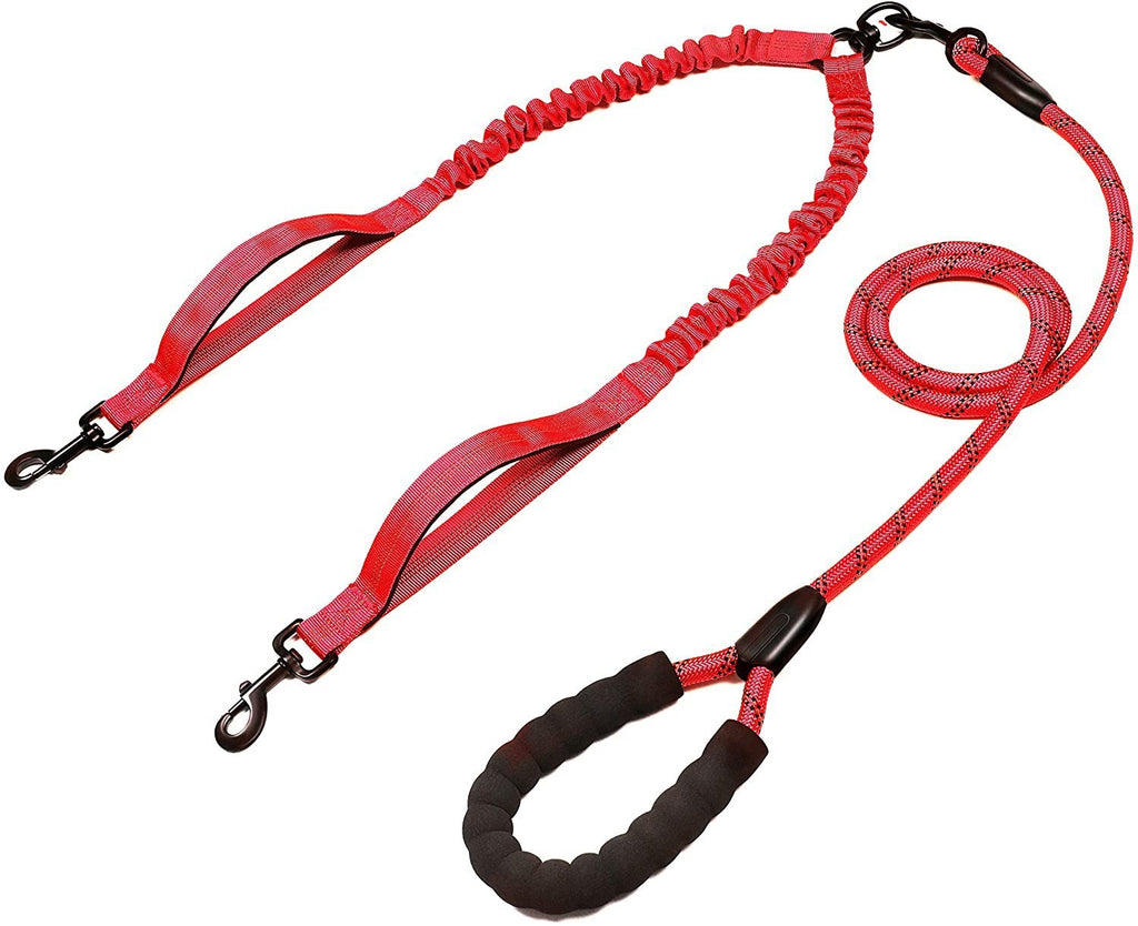 Double-Headed Pet Leash For Two Dogs