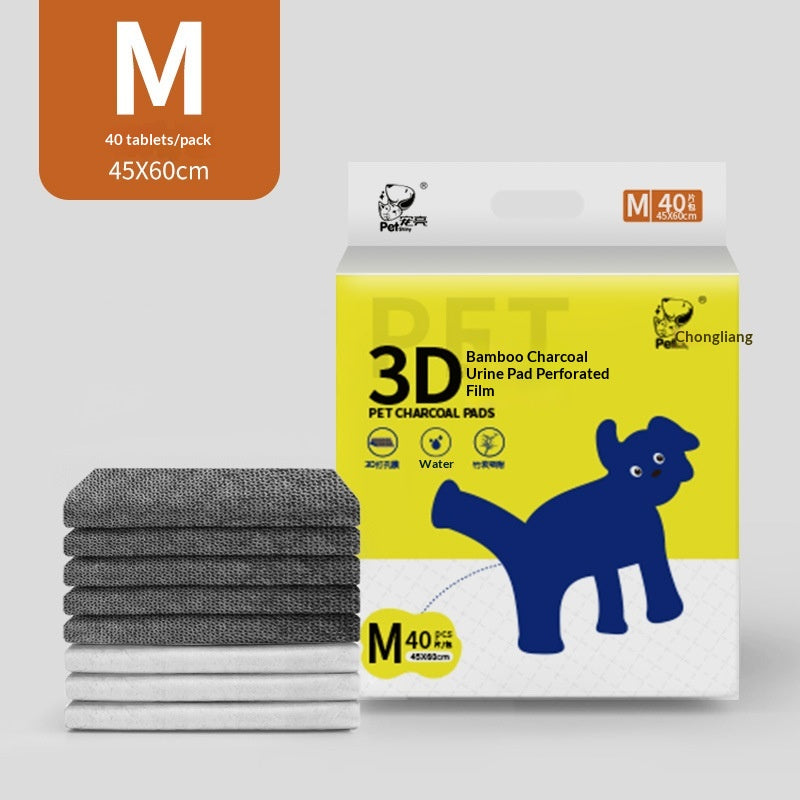 3D Perforated Bamboo Charcoal Dog Pee Pads