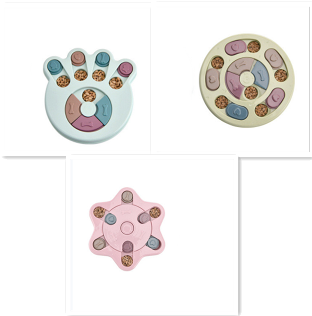 Interactive Slow Dispensing Dog Puzzle Feeder