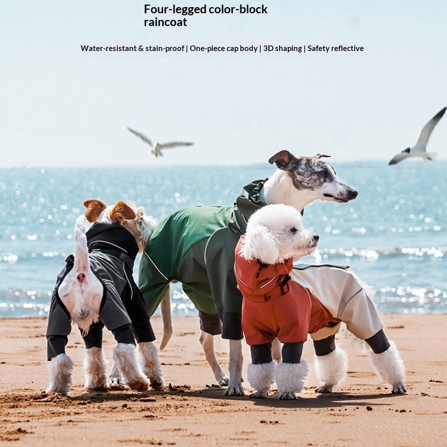 Dog Full-Coverage Outdoor Tactical Jacket With Four Legs