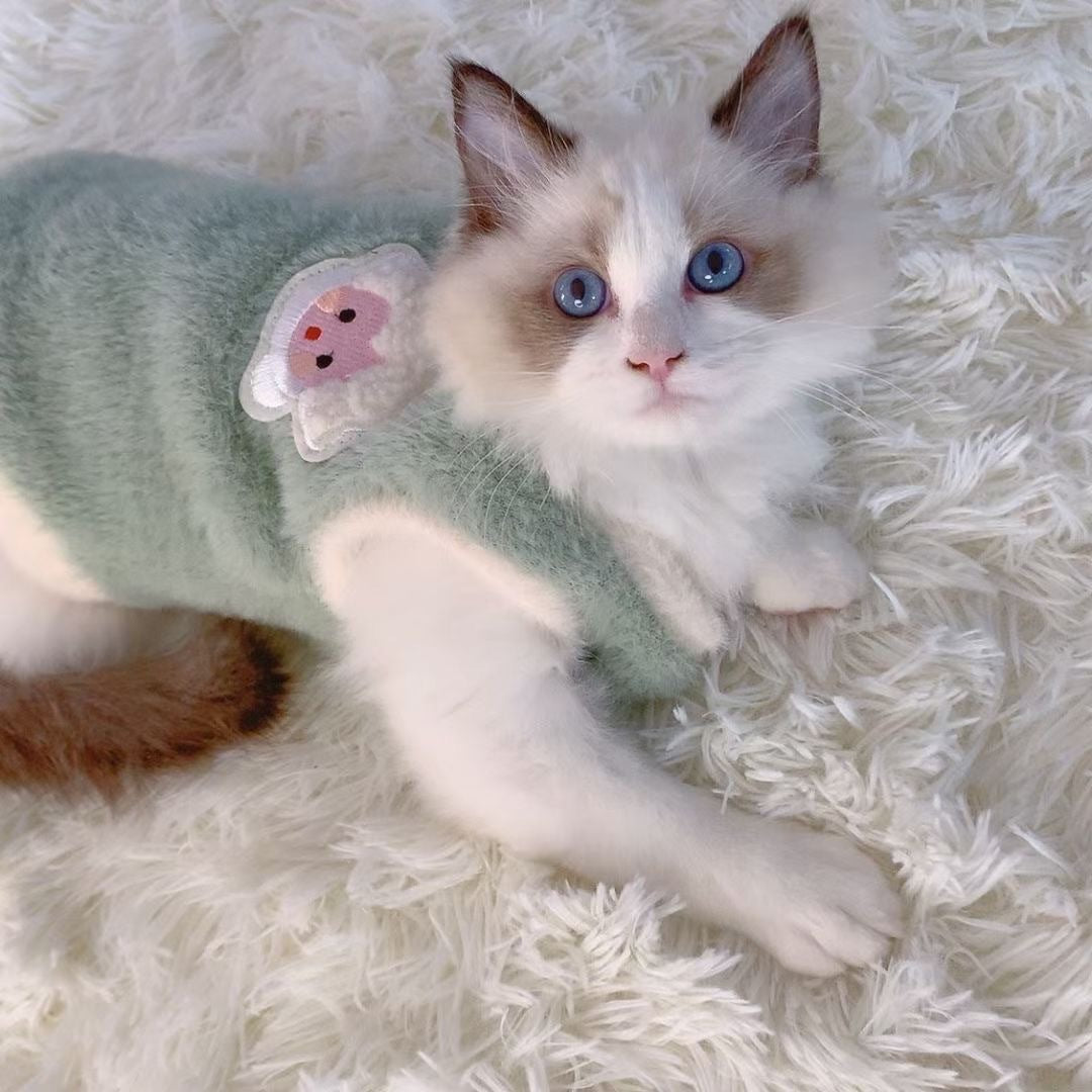 Winter Pet Warm Plush Sweater