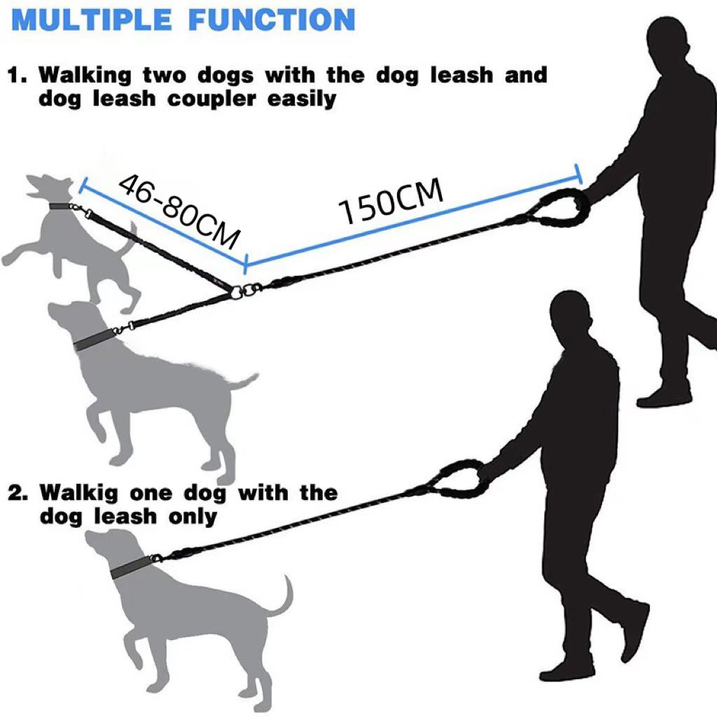 Retractable Dual Dog Leash
