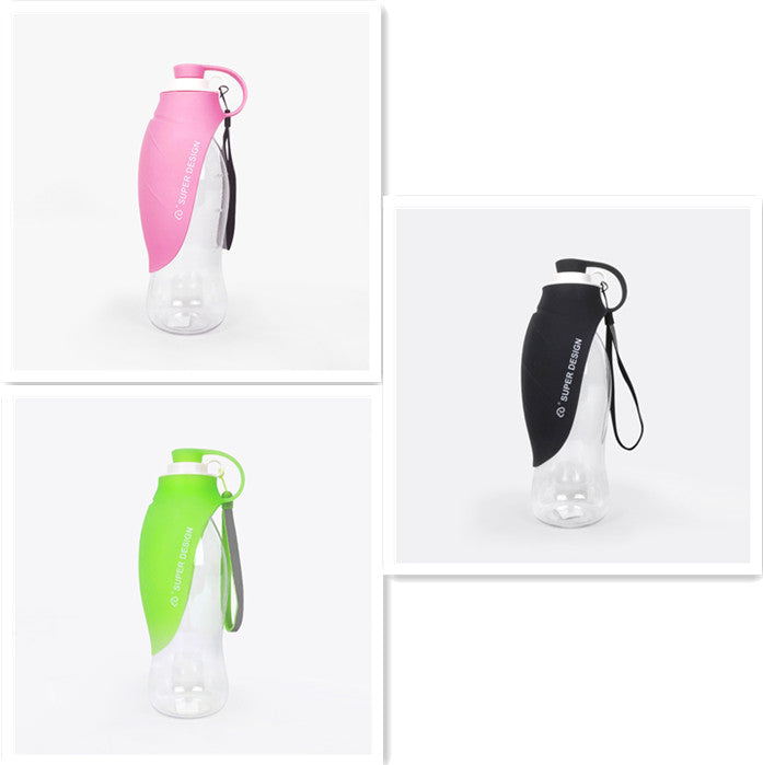 Portable Dog Water Bottle With Bowl