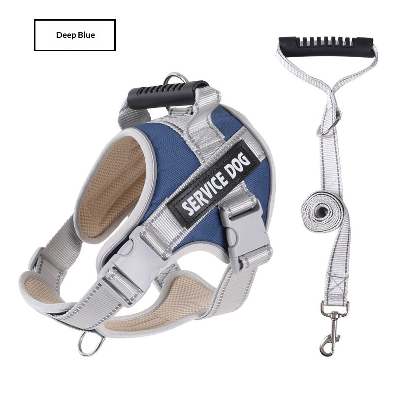 Vest-Style Nylon Harness for Medium and Large Dogs