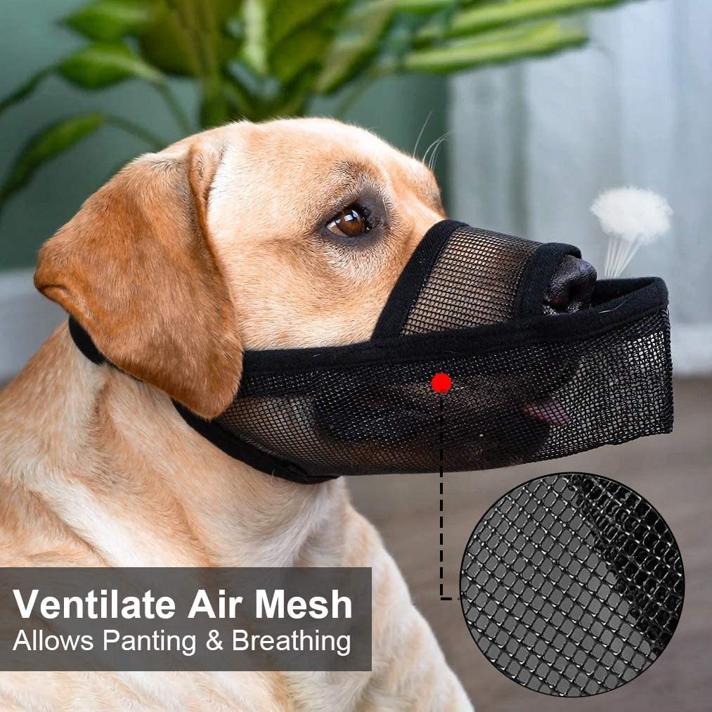 Breathable Mesh Anti-Bark Dog Muzzle