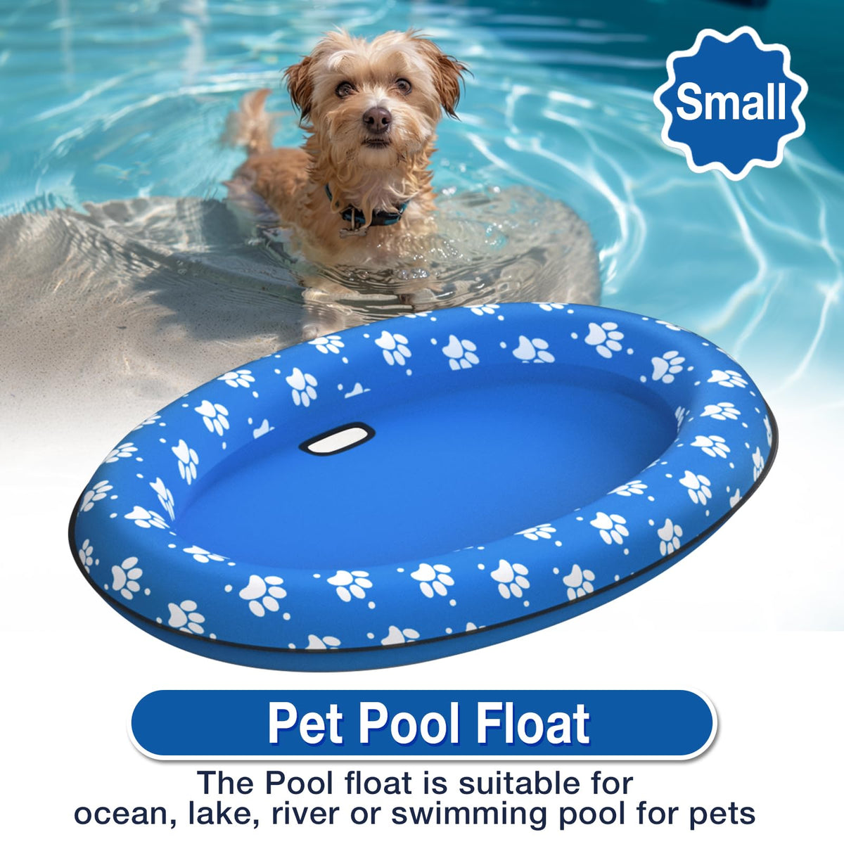 Inflatable Dog Pool Float Raft