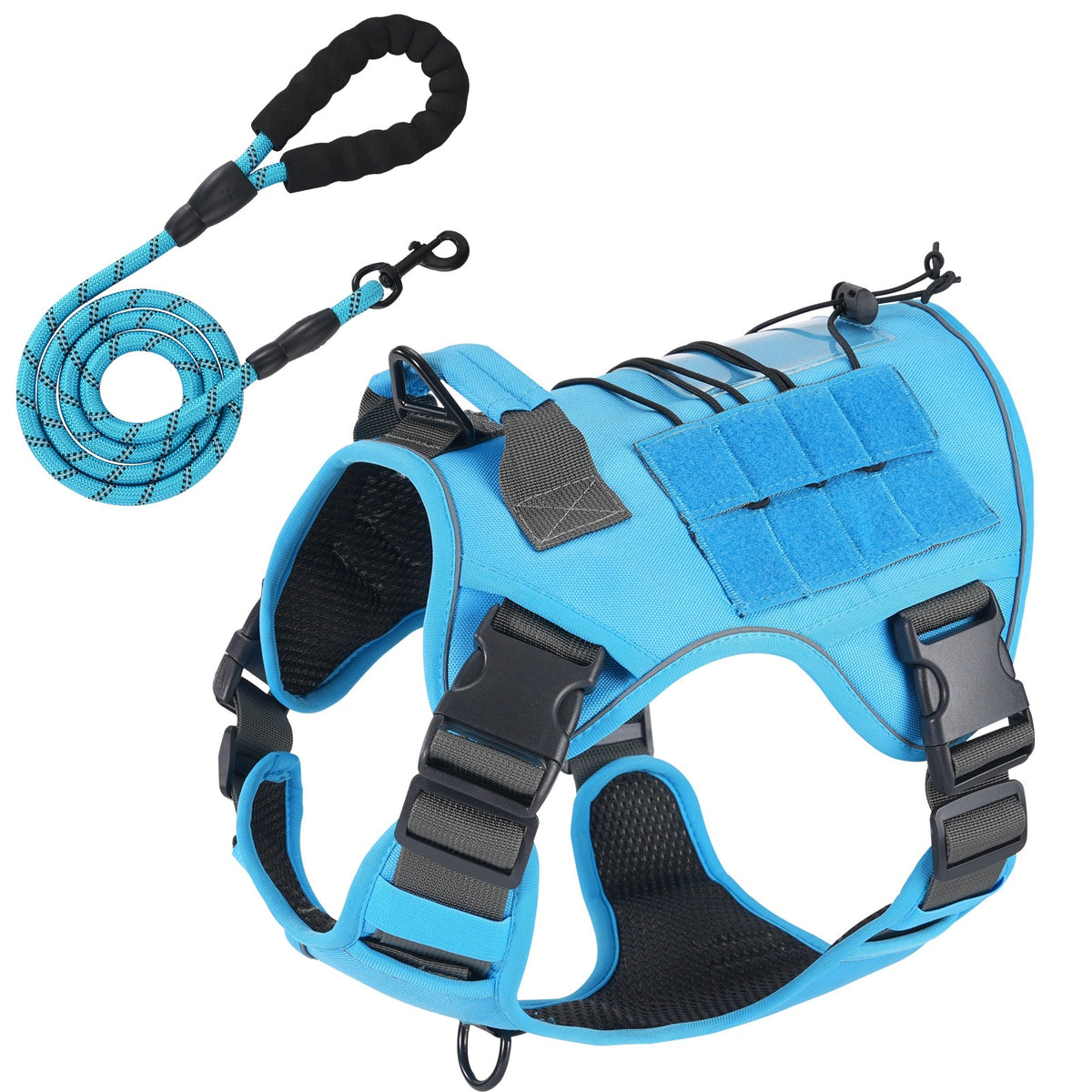 Reflective Chest and Back Walking Harness