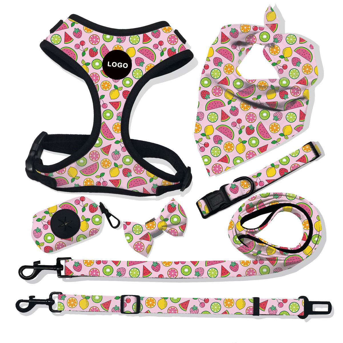 Breathable Dog Harness And Leash Set