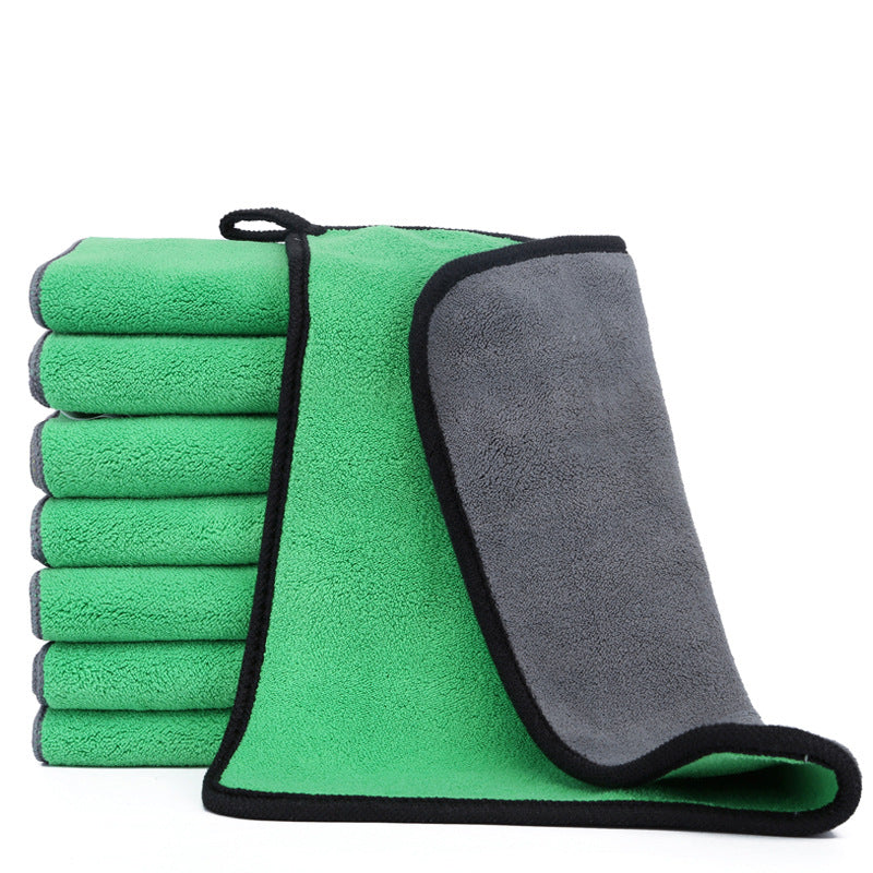 Two-Color Double-Sided Car Wash Towel
