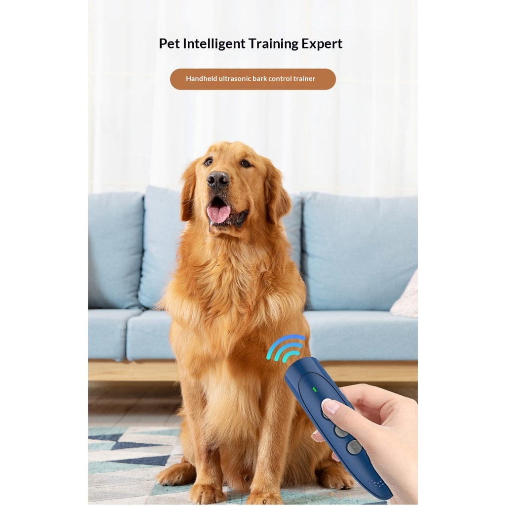 Portable Handheld Ultrasonic Anti-Bark Dog Training Repellent