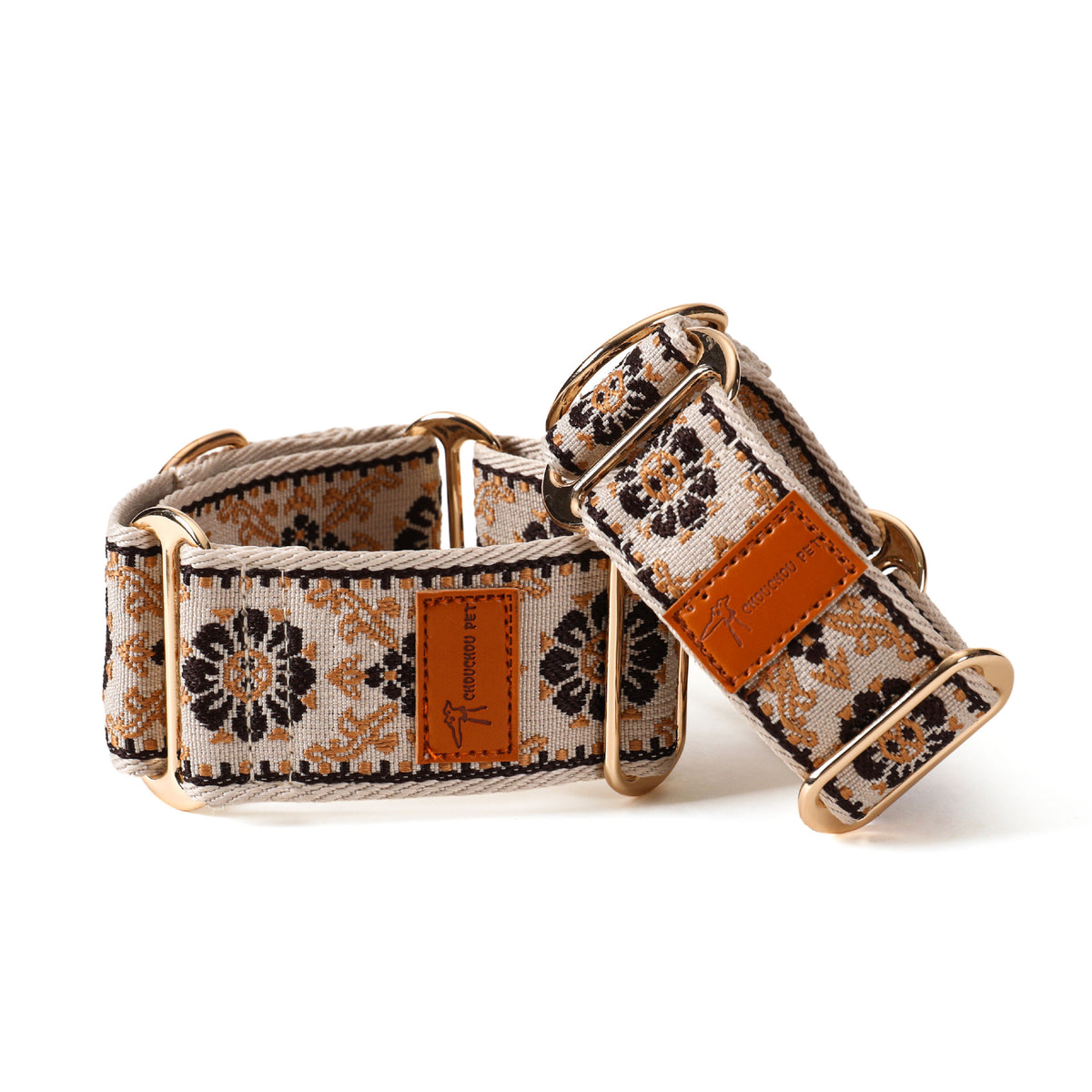 Ethnic-Style Adjustable Explosion-Proof Pet Collar