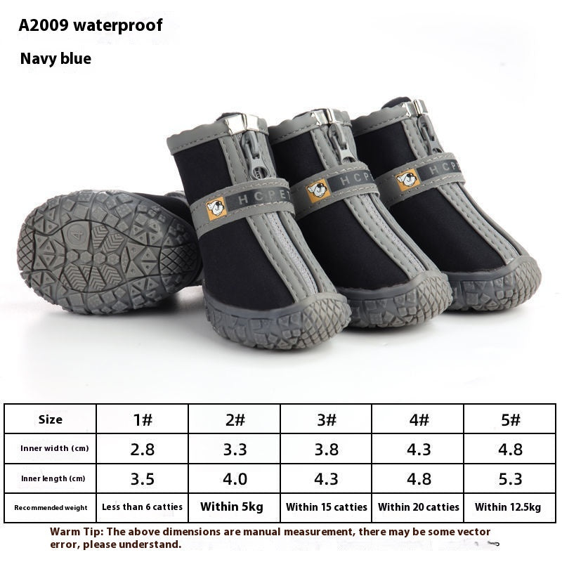 Waterproof Non-Slip Breathable Dog Shoes