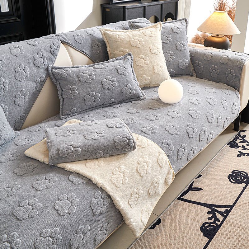Thickened Plush Non-Slip Sofa Cushion