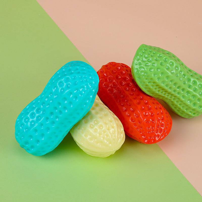 Pet Toy Tpr Peanut Bite Resistant Sound