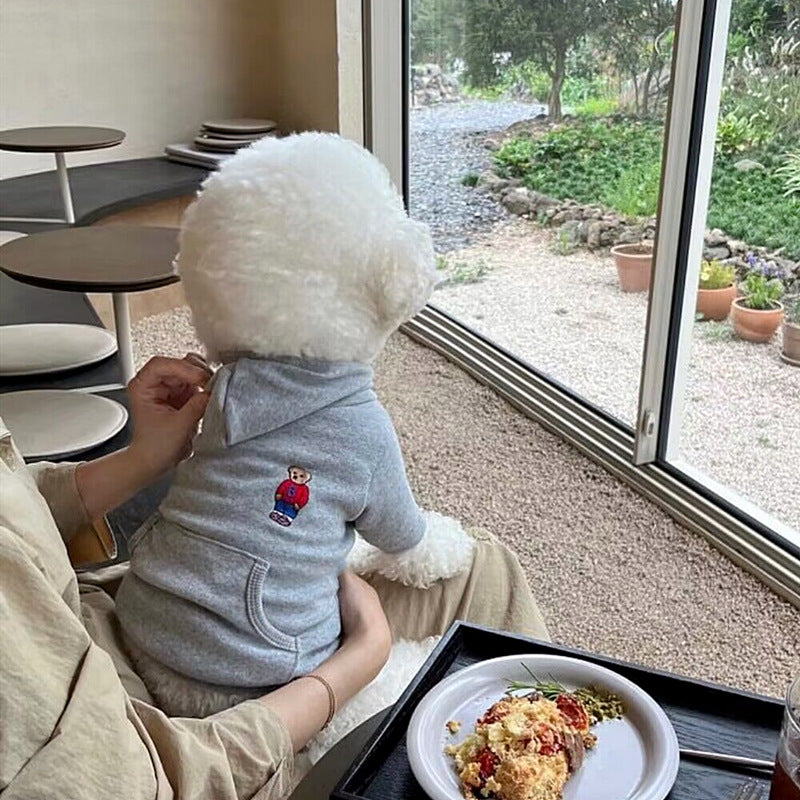 Cartoon Bear Dog Sweater