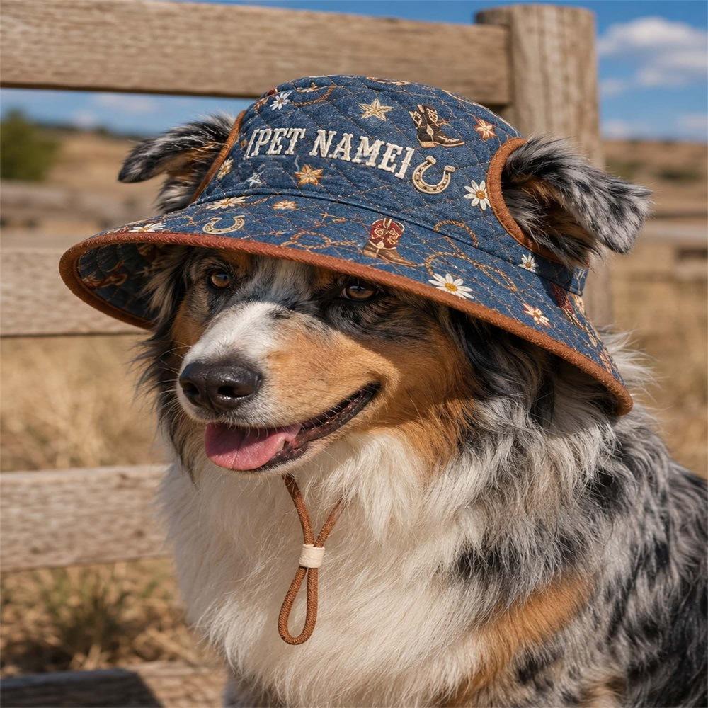 Quilted Polyester Pet Hat