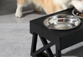 Adjustable Elevated Stainless Steel Dog Bowl