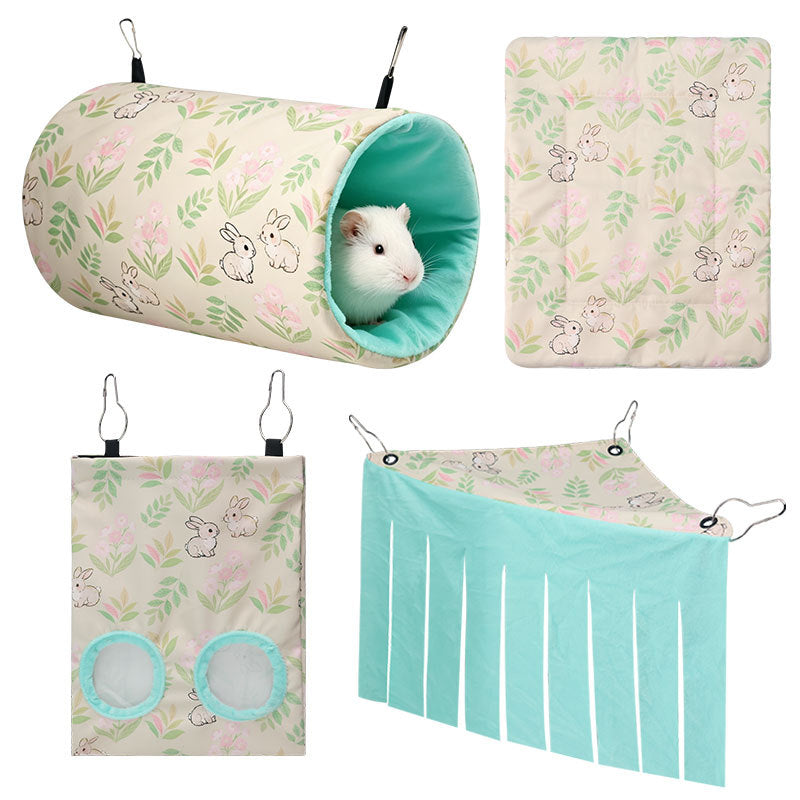 Drilling Tunnel Straw Bag Hideaway Pet Bed