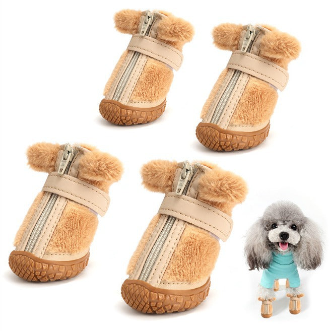 Cute Anti-Slip Winter Booties For Small Dogs