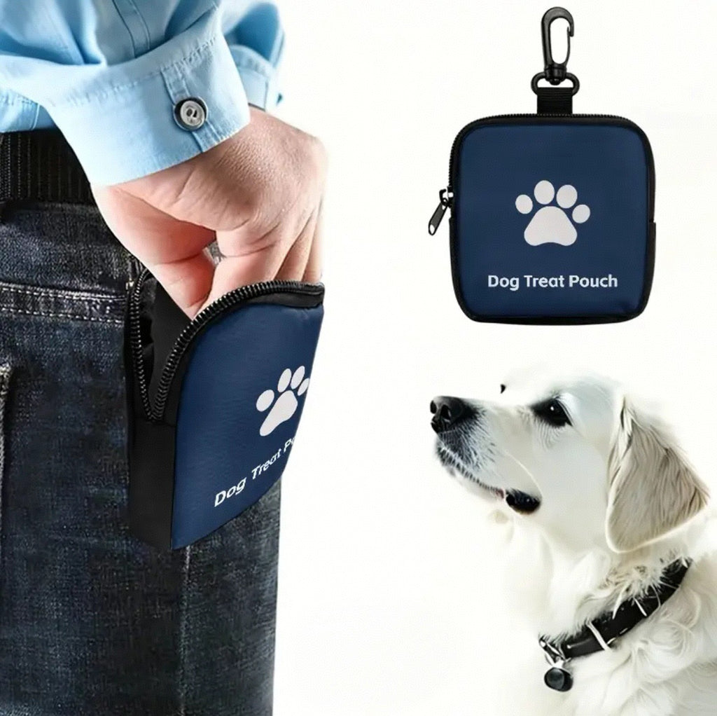 Polyester Portable Pet Snack Pack With Zipper Closure