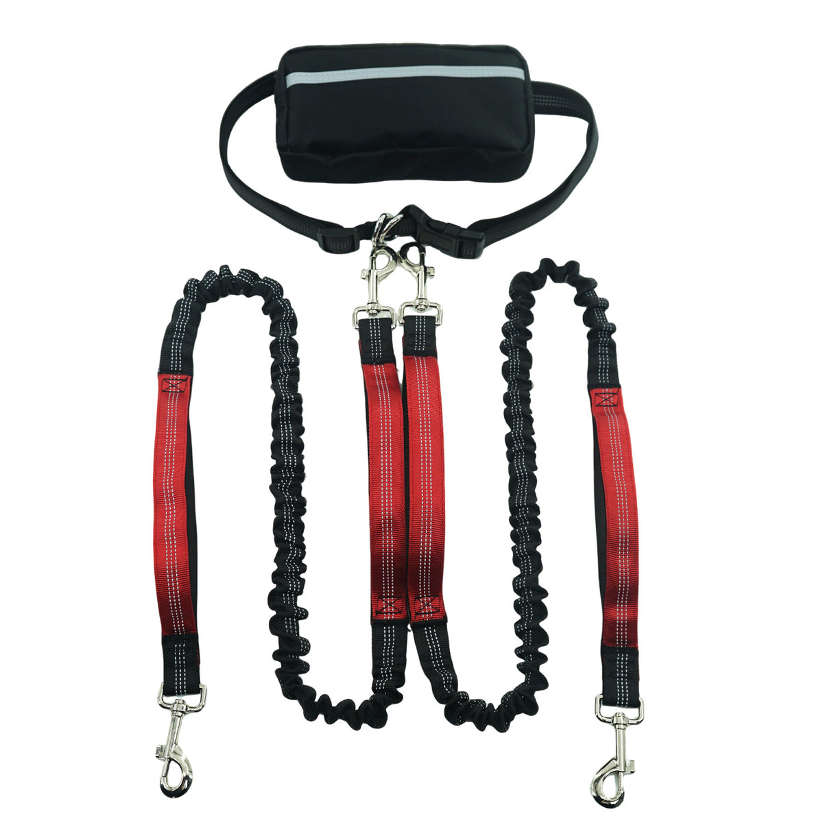 Portable Running Waist Pack With Dog Leash