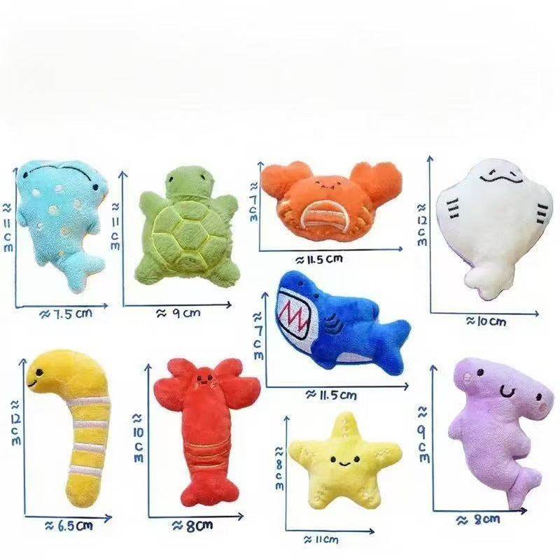 Mini Dog Chewing Plush Toy