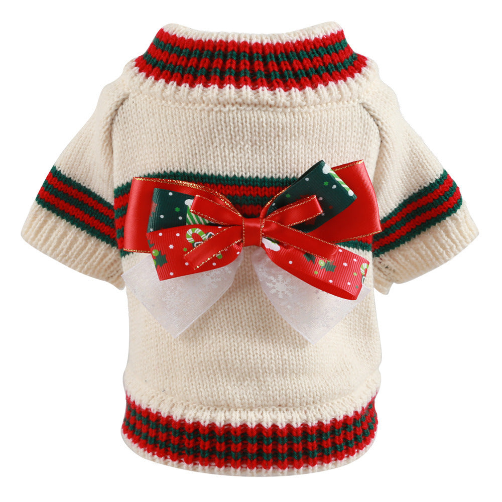 Warm Christmas New Year Dog Clothes