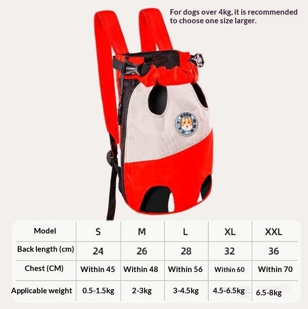 Portable Double-Shoulder Pet Backpack For Outings