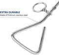 Dog Tie Out Stake Durable Silver Spiral Anchorstake Secure Outdoor Tethering For All Cable Leash Chain Camping Yard Rust Resistant Easy Inst