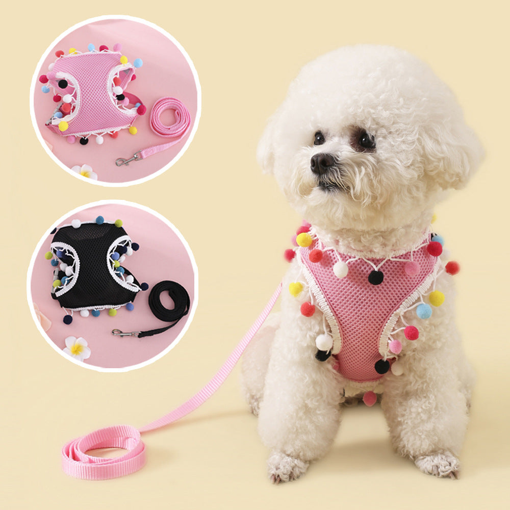 Breathable Vest-Style Dog Harness Leash