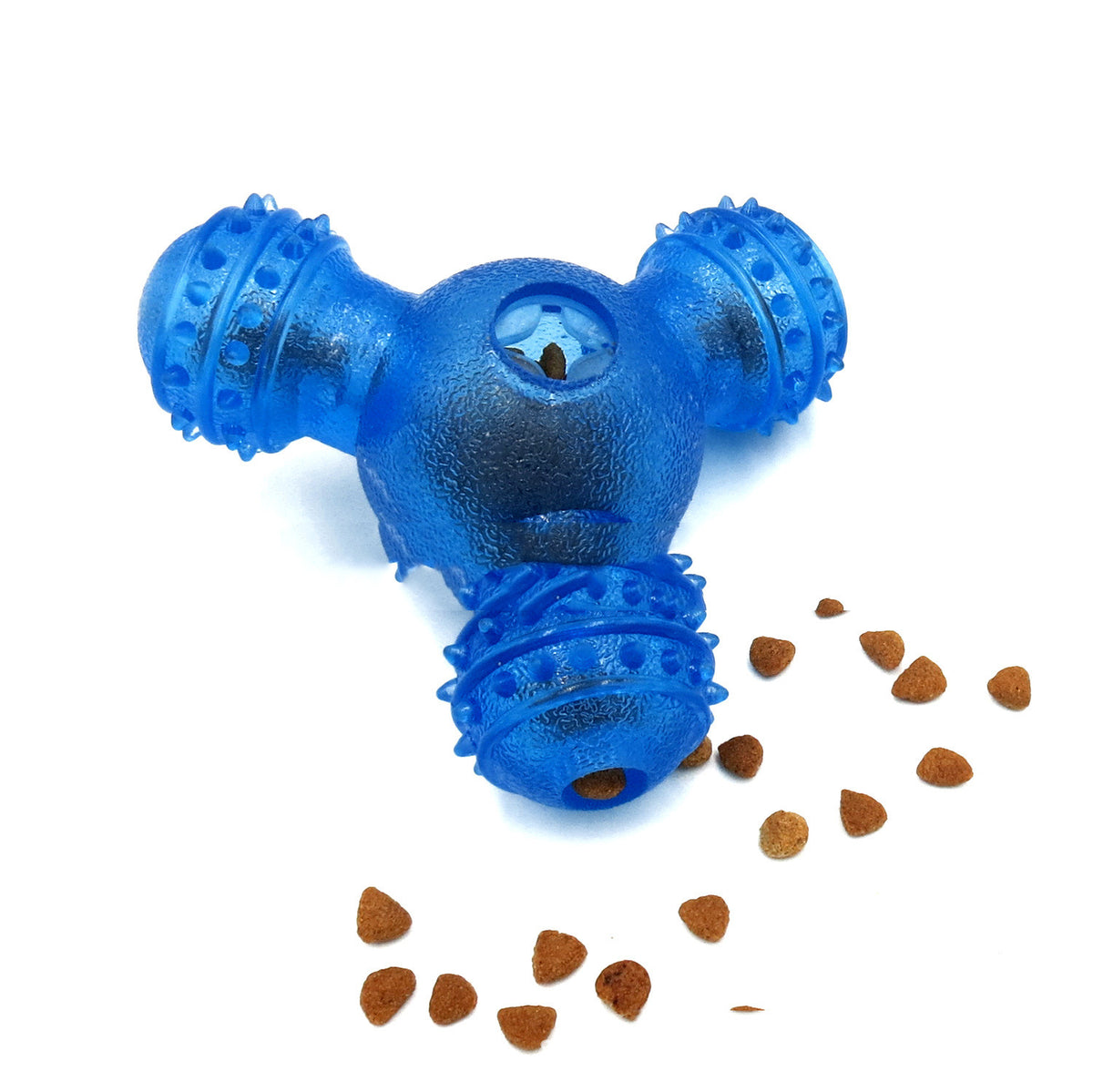 Three-Hole Food Leakage Training, Molar Teeth Cleaning, Feeding Dogs, Creative Chewing Toys